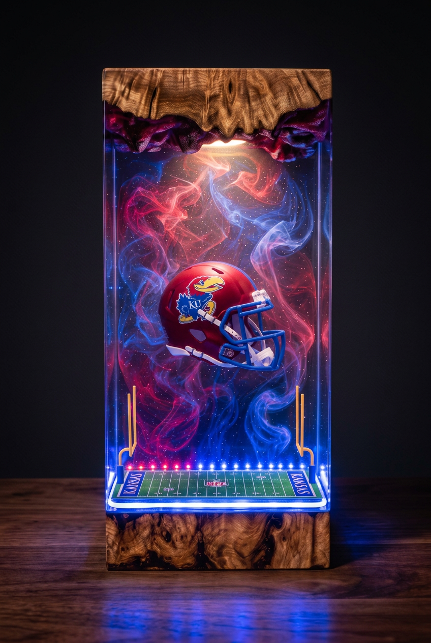 Kansas Jayhawks NCAA Resin Lamp