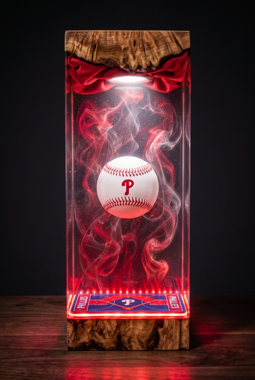 Philadelphia Phillies MLB Resin Lamp