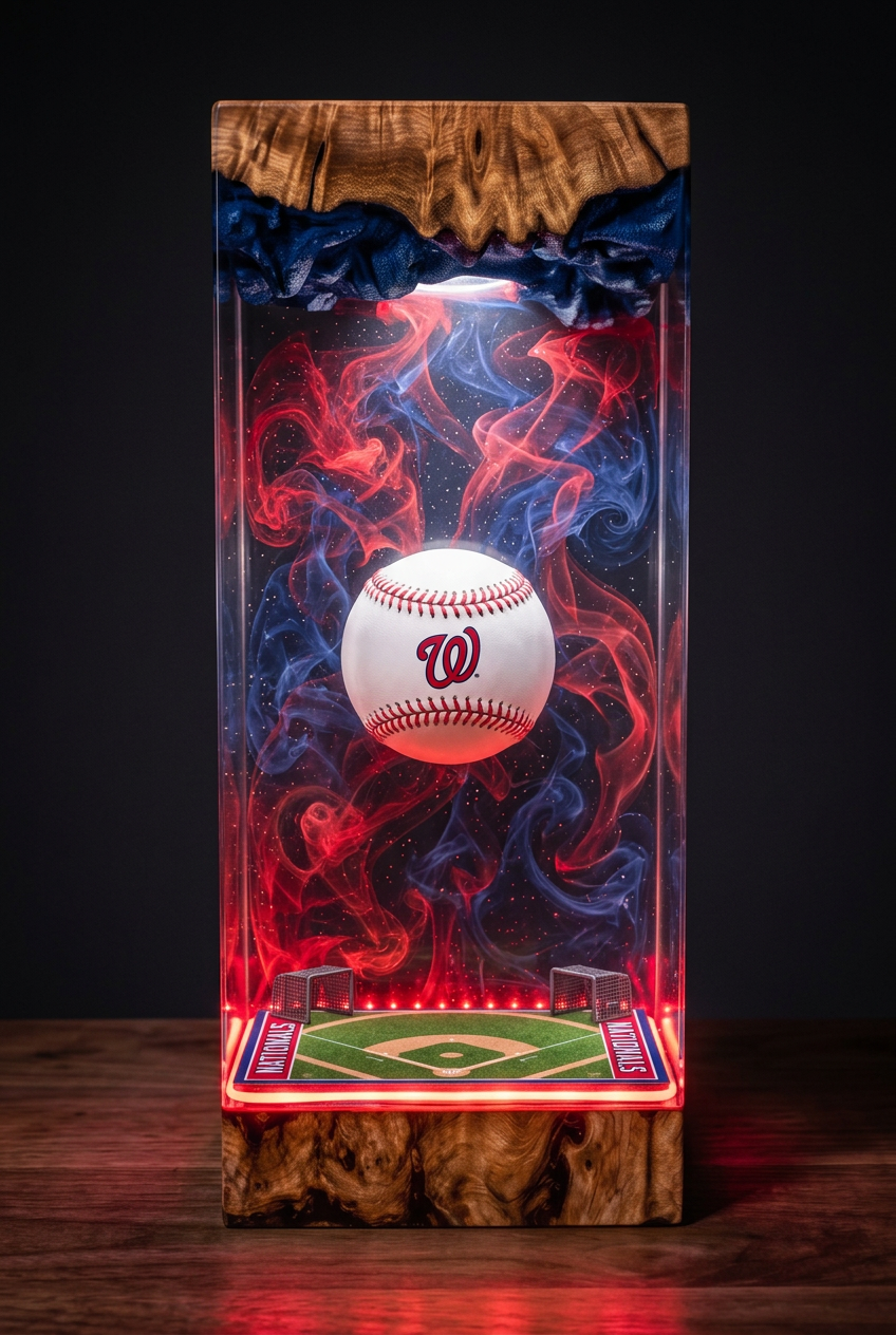 Washington Nationals MLB Resin Lamp