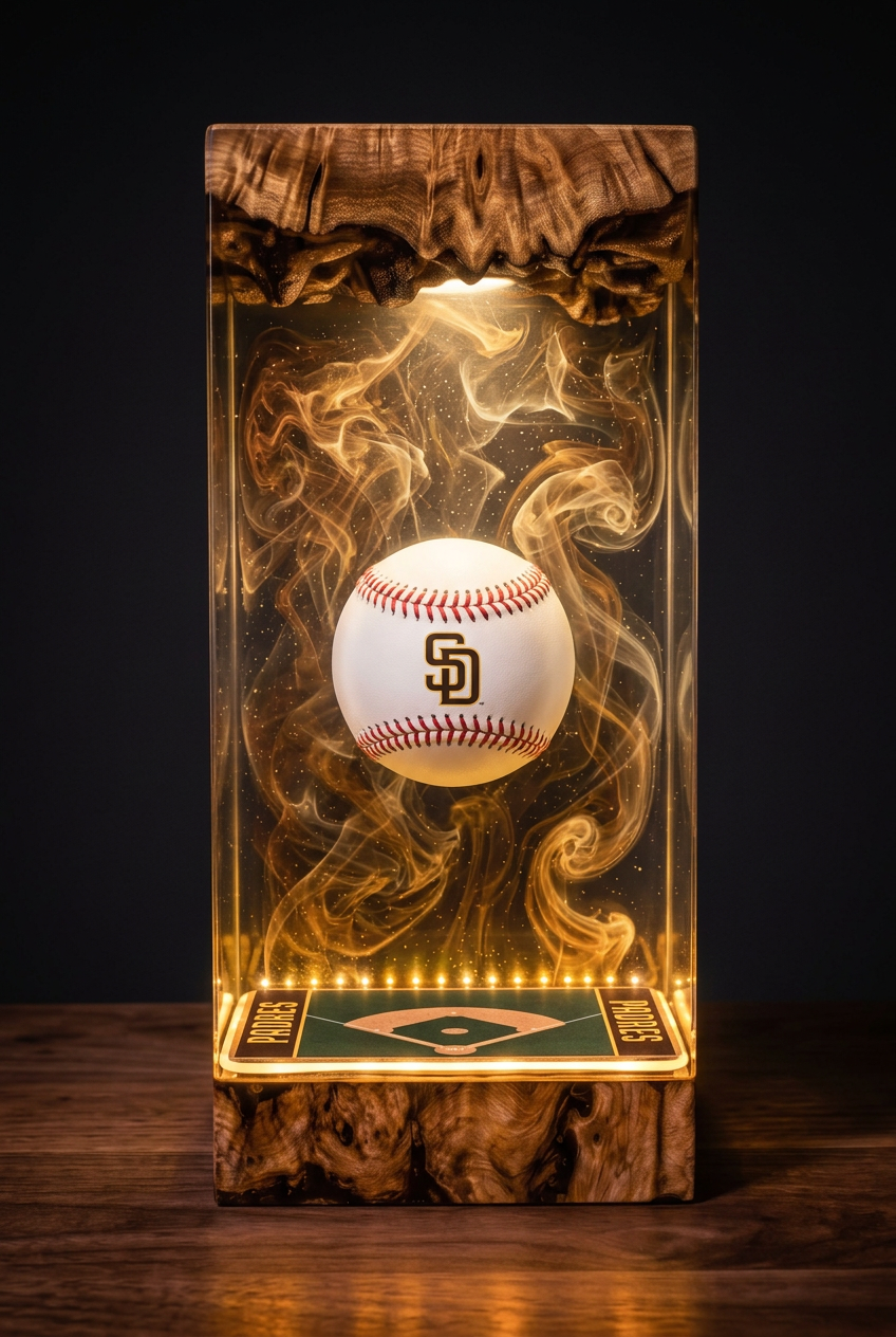 San Diego Padres MLB Resin Lamp