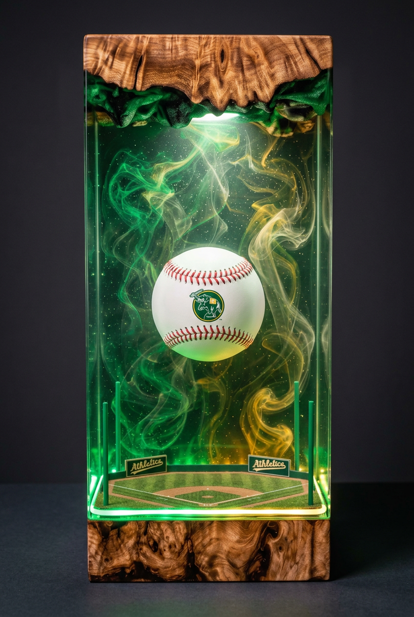 Oakland Athletics MLB Resin Lamp