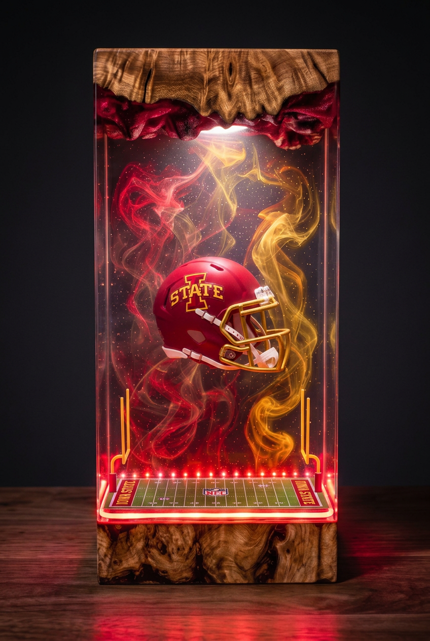 Iowa State Cyclones NCAA Resin Lamp