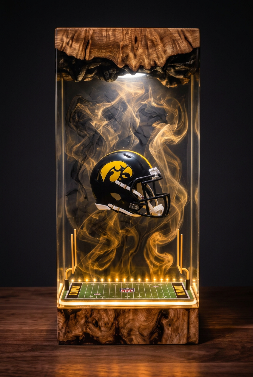 Iowa Hawkeyes NCAA Resin Lamp