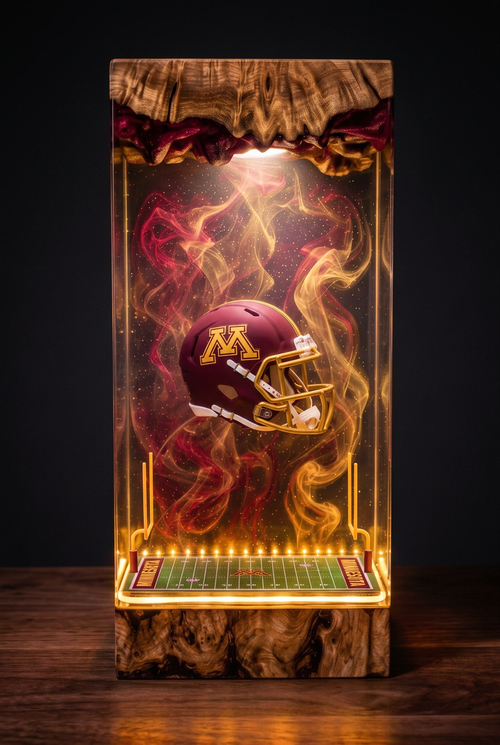 Minnesota Golden Gophers NCAA Resin Lamp