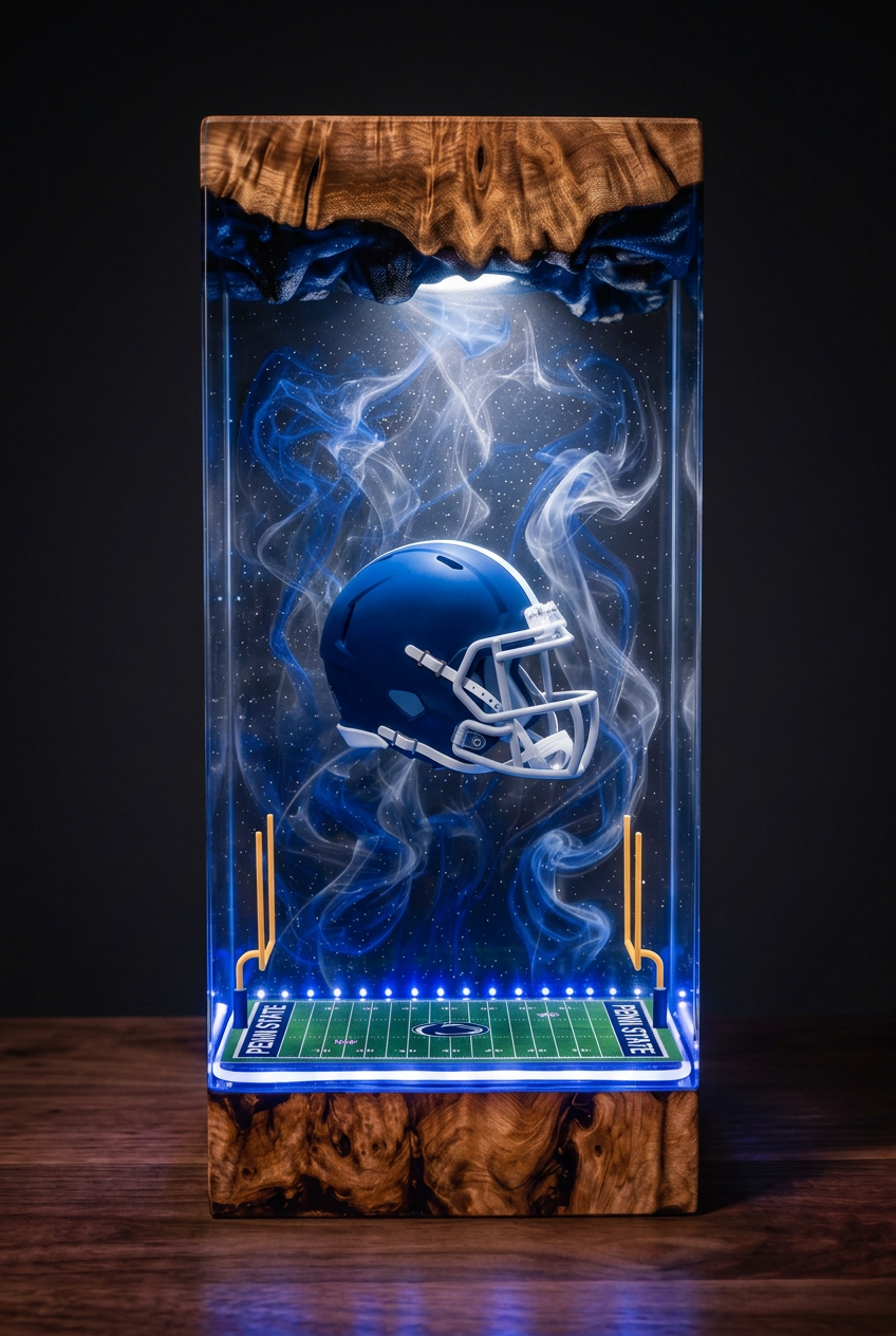 Penn State Nittany Lions NCAA Resin Lamp
