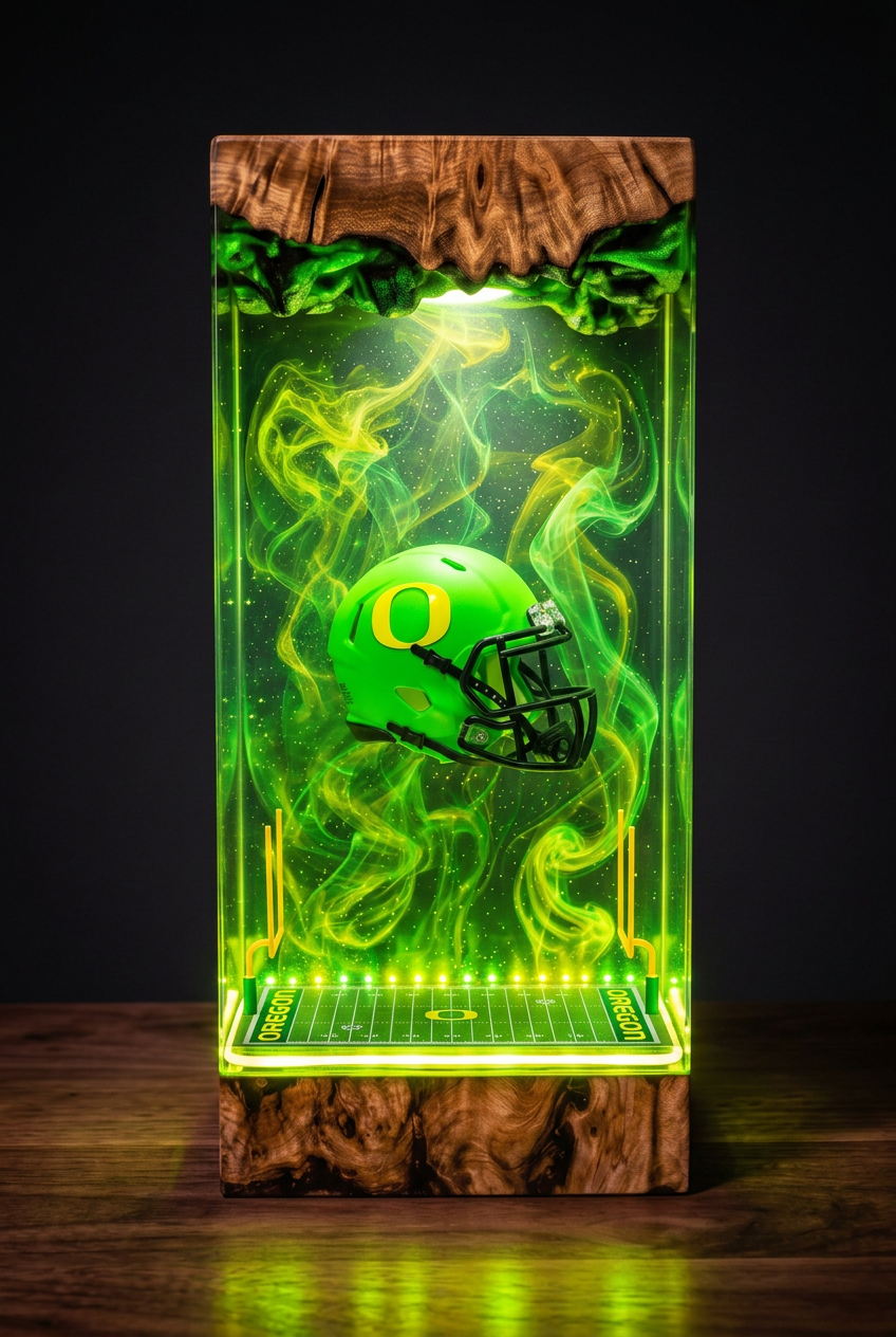 Oregon Ducks NCAA Resin Lamp