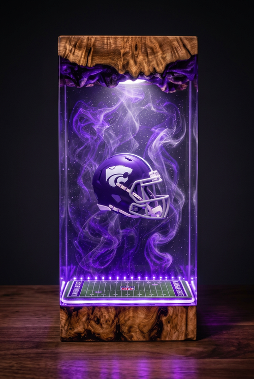 Kansas State Wildcats NCAA Resin Lamp