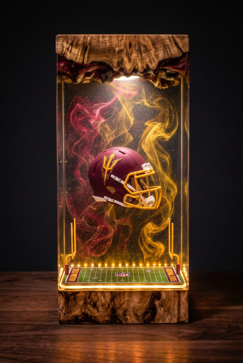 Arizona State Sun Devils NCAA Resin Lamp
