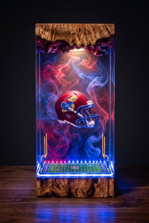 Kansas Jayhawks NCAA Resin Lamp