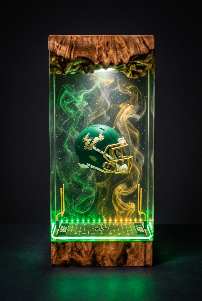 Marshall Thundering Herd NCAA Resin Lamp