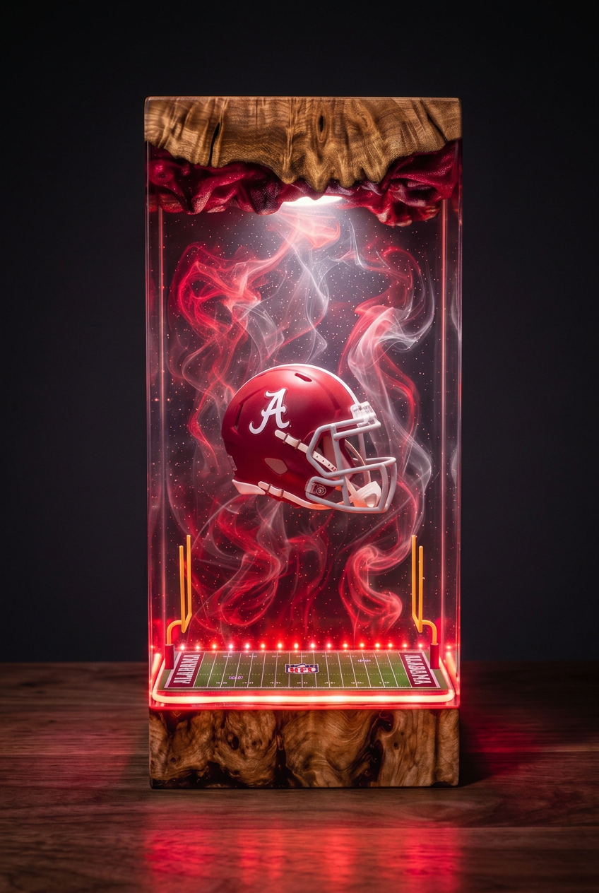 Alabama Crimson Tide NCAA Resin Lamp