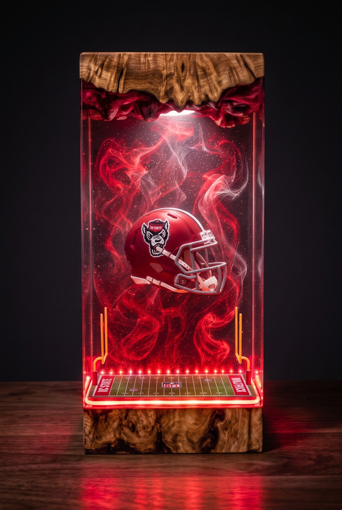 NC State Wolfpack NCAA Resin Lamp