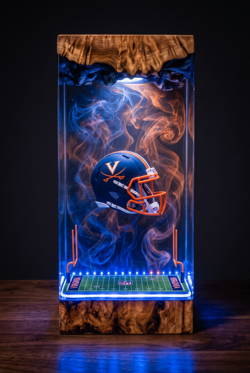 Virginia Cavaliers NCAA Resin Lamp