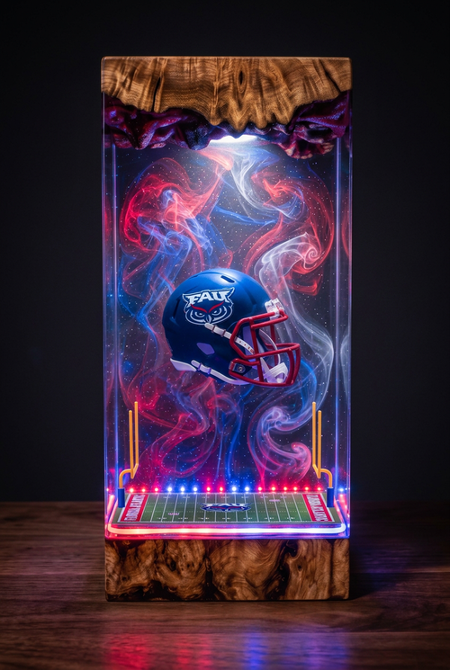 Houston Cougars NCAA Resin Lamp
