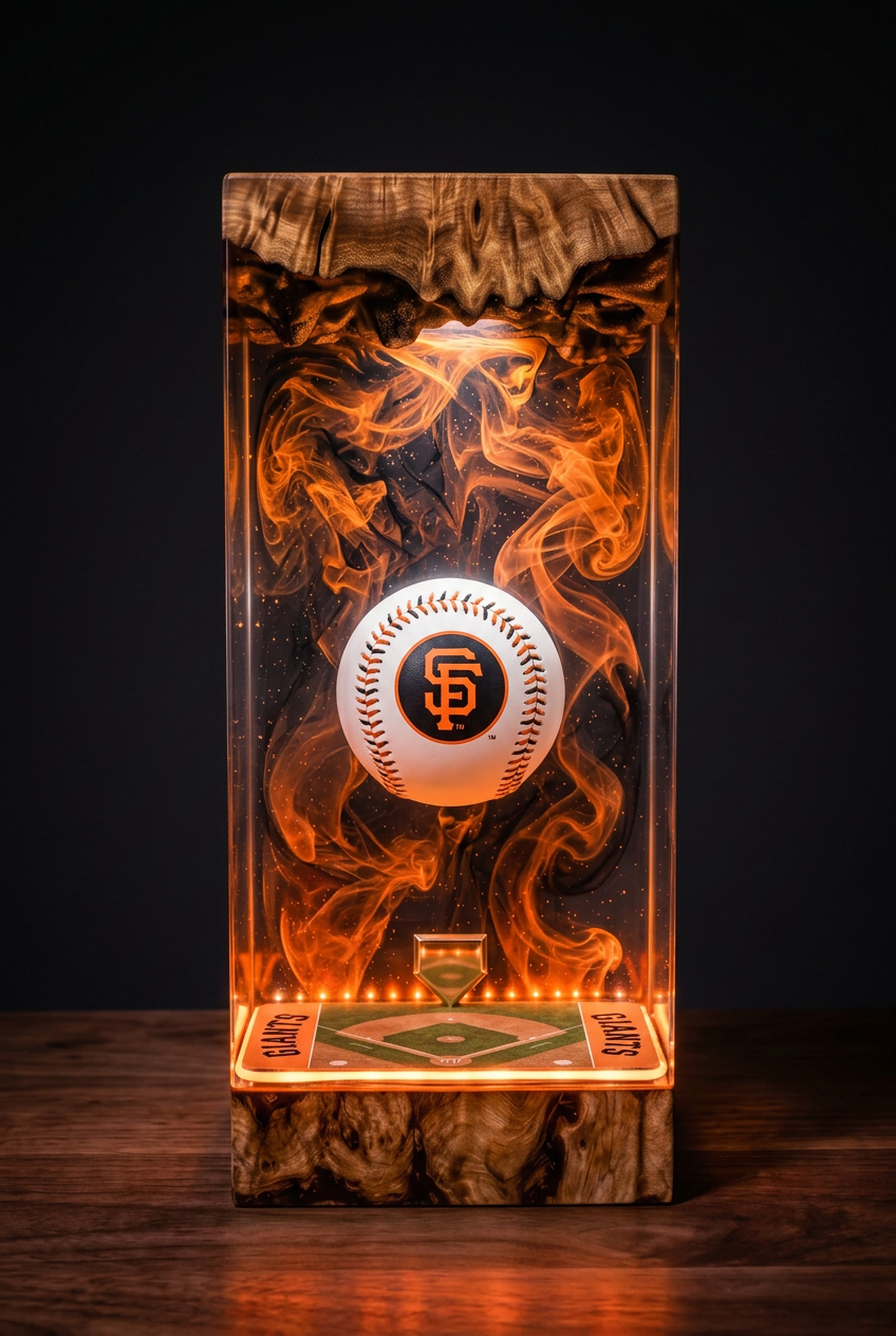 San Francisco Giants MLB Resin Lamp