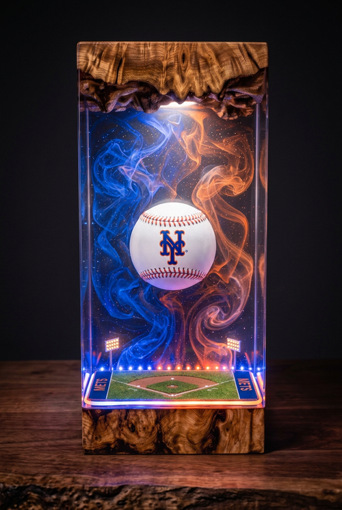 New York Mets MLB Resin Lamp