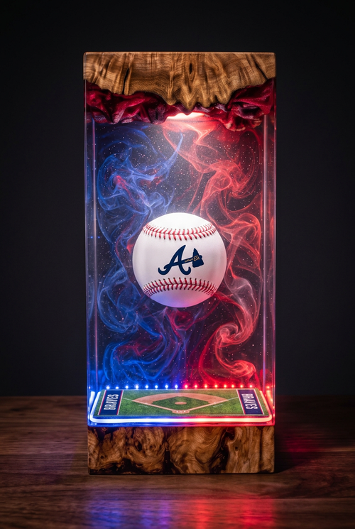 Atlanta Braves MLB Resin Lamp