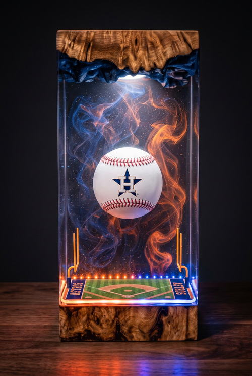 Houston Astros MLB Resin Lamp