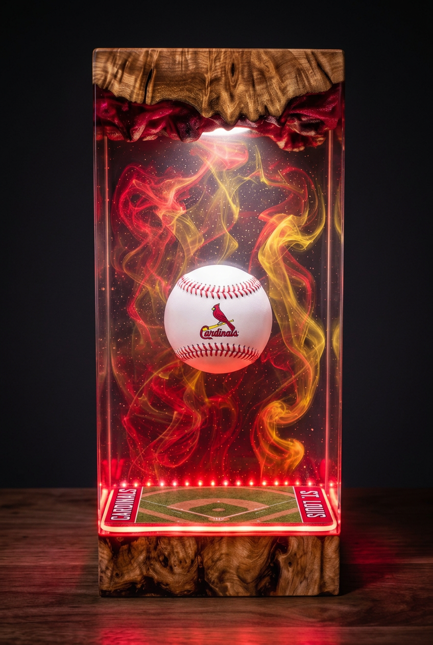 St. Louis Cardinals MLB Resin Lamp
