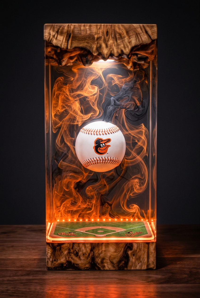 Baltimore Orioles MLB Resin Lamp