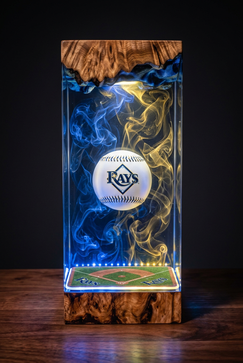 Tampa Bay Rays MLB Resin Lamp