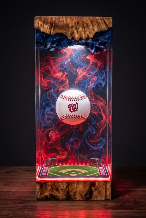 Washington Nationals MLB Resin Lamp