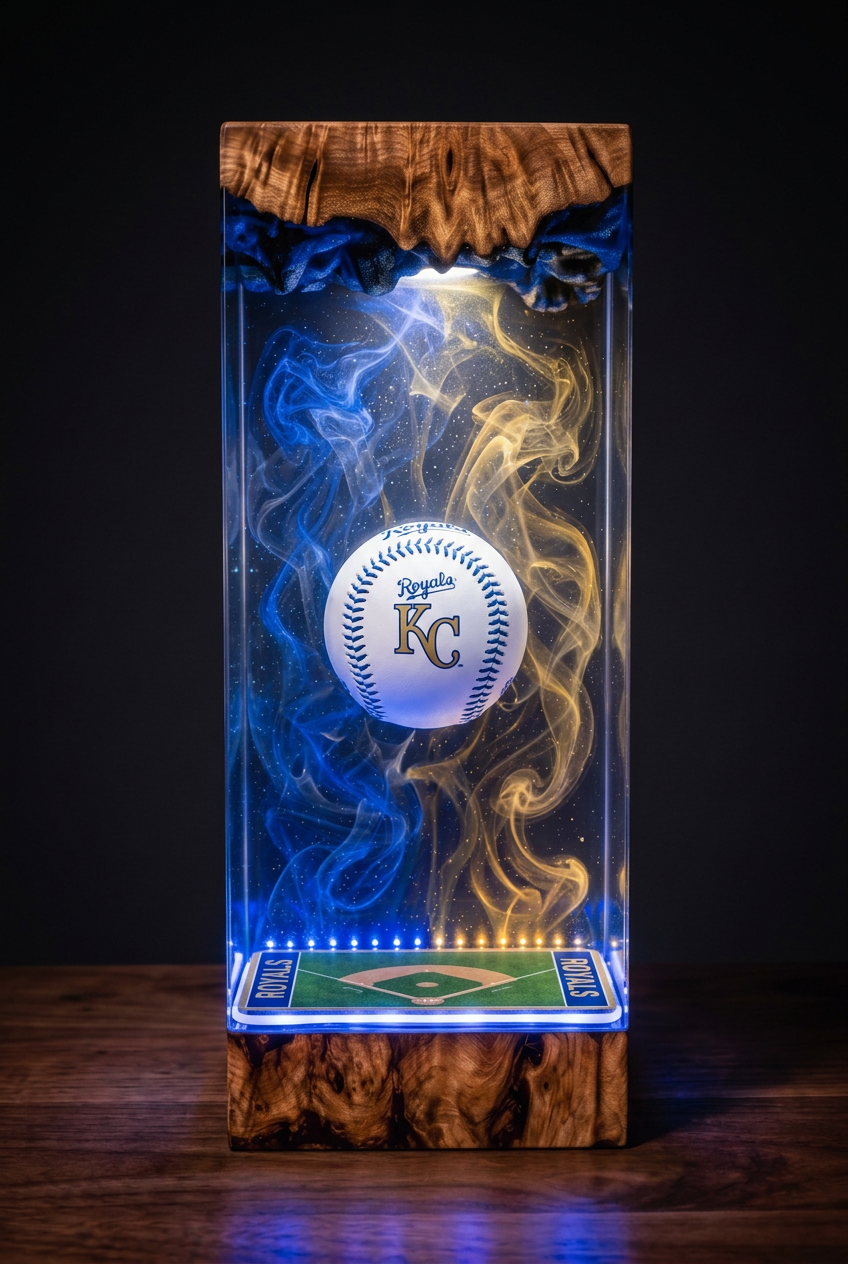 Kansas City Royals MLB Resin Lamp