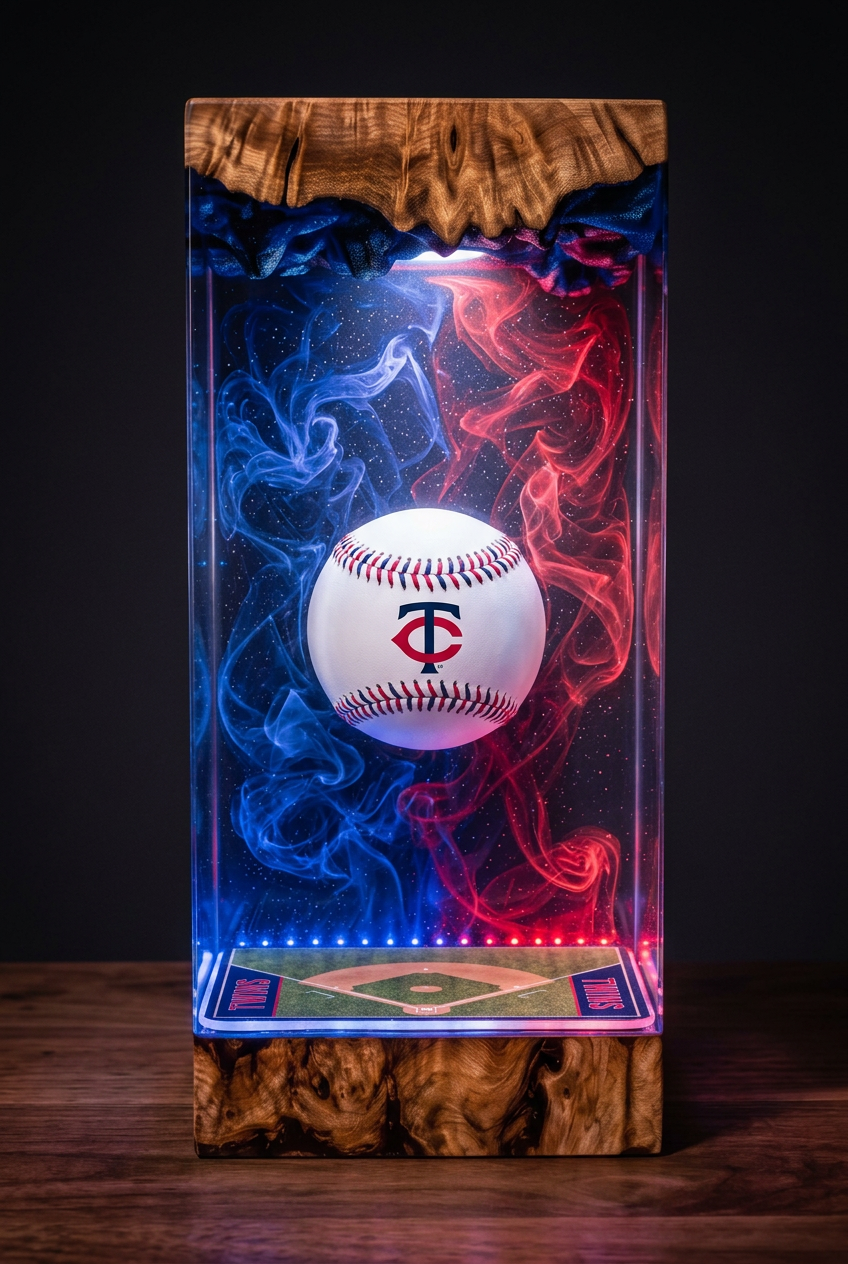 Minnesota Twins MLB Resin Lamp