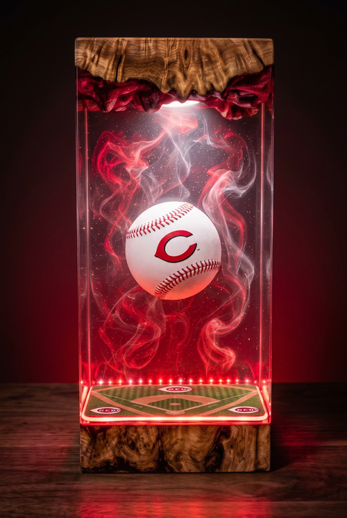 Cincinnati Reds MLB Resin Lamp