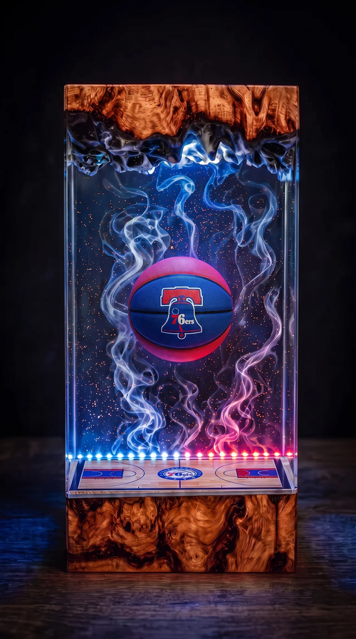 Philadelphia 76ers NBA Resin Lamp